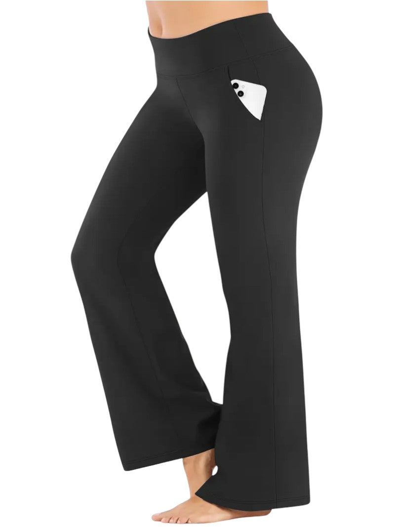 CURVEEASE Flare Pants