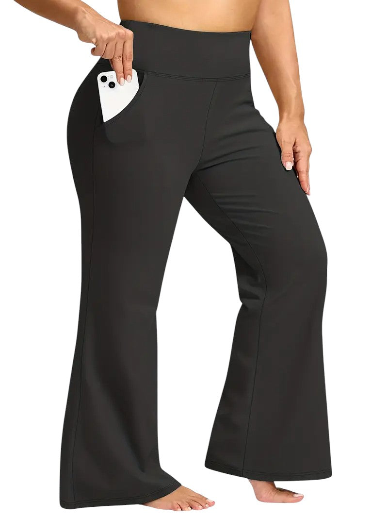 CURVEEASE Flare Pants