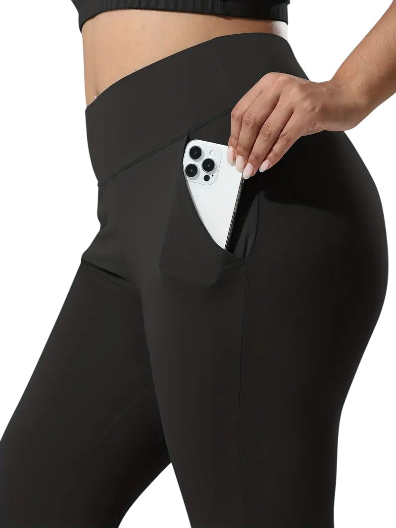 CURVEEASE Flare Pants