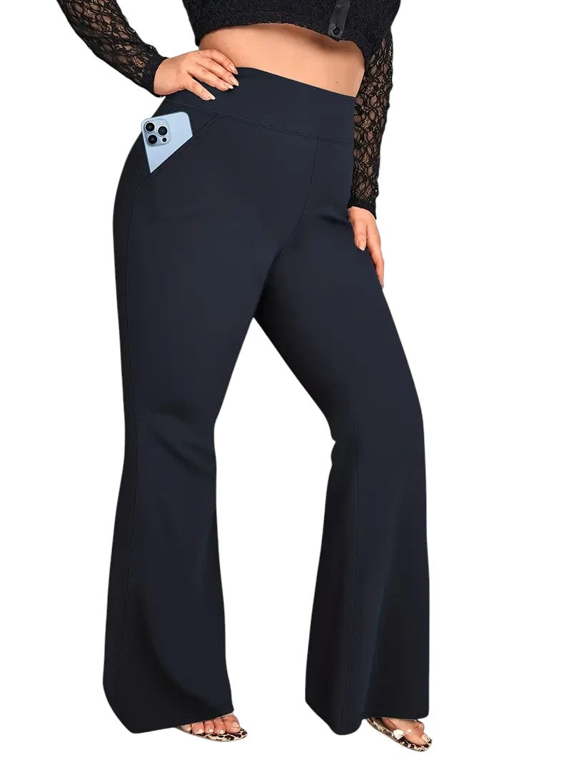 CURVEEASE Flare Pants