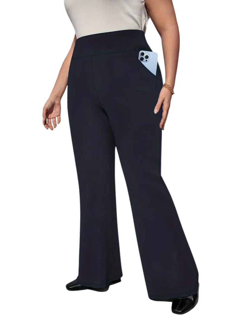 CURVEEASE Flare Pants