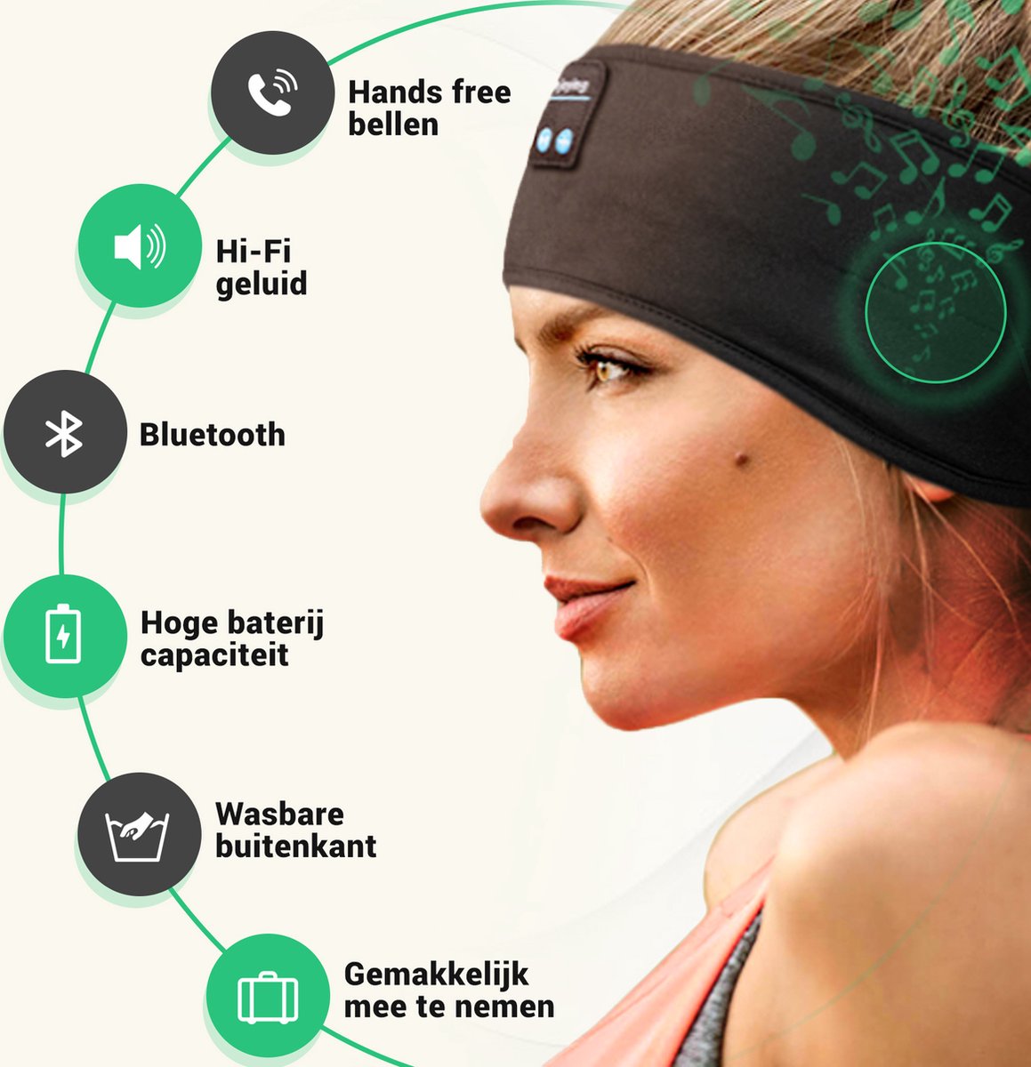 Sparktune bluetooth hoofdband