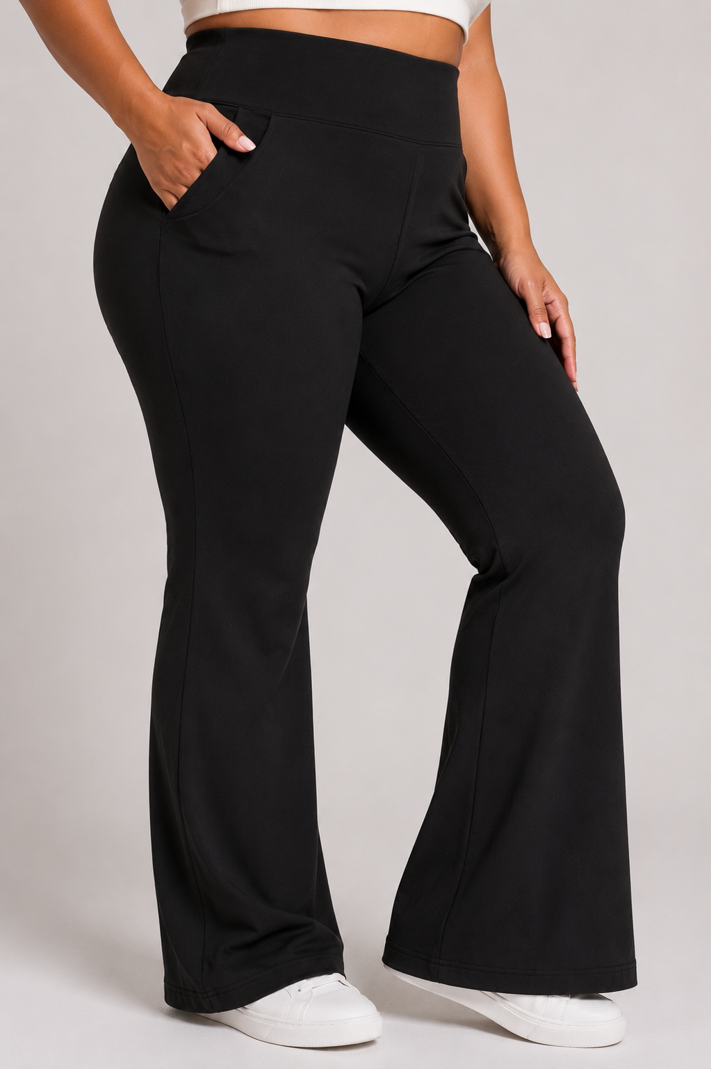 Curveease flare broek
