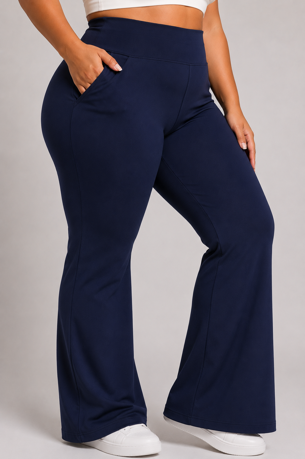 Curveease flare broek