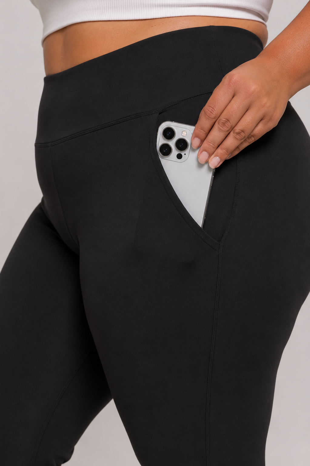 Curveease flare broek
