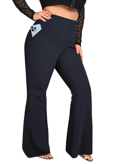 CURVEEASE Flare Pants
